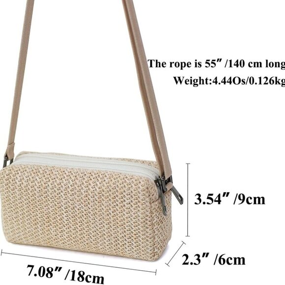 Eco-Friendly Small Crossbody Bag - Original Design by BUBU, Lightweight 4.41 oz - Picture 2 of 7